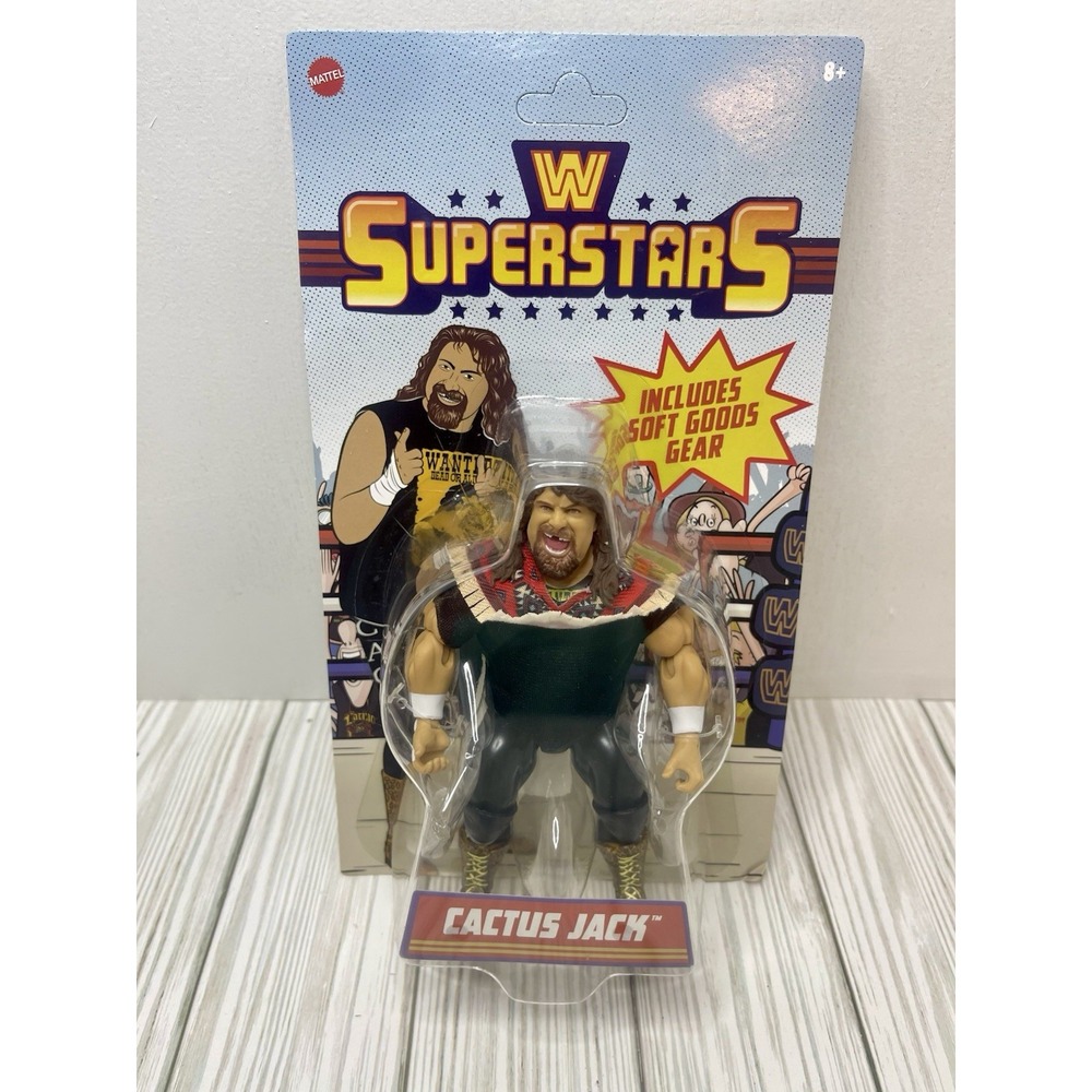 WWE Mattel Superstars Series 12 Cactus Jack Wrestling Mick Foley NEW
